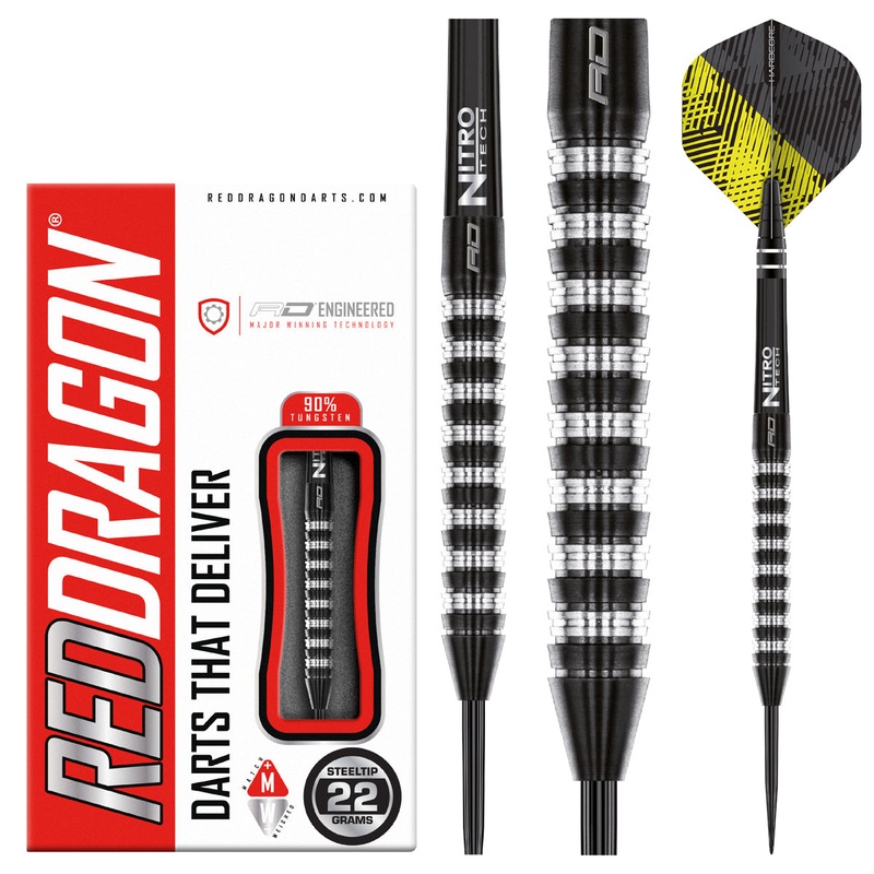 Razor Edge Elite 90% Tungsten Steel Tip Darts by Red Dragon 22 Gram
