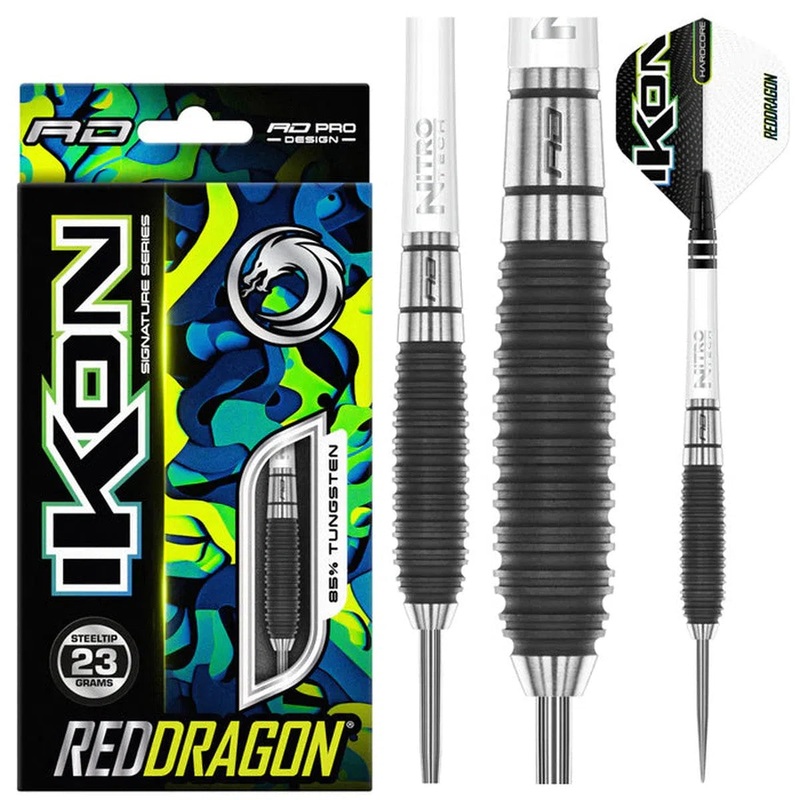 Red Dragon Ikon 1.3 85% Tungsten Steel Tip Darts 23 GRAM