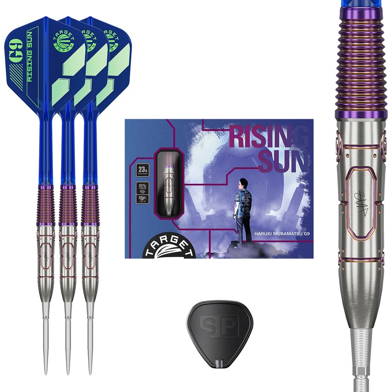 Rising Sun G9 90% Tungsten Steel Tip Darts by Target Japan 23 Gram