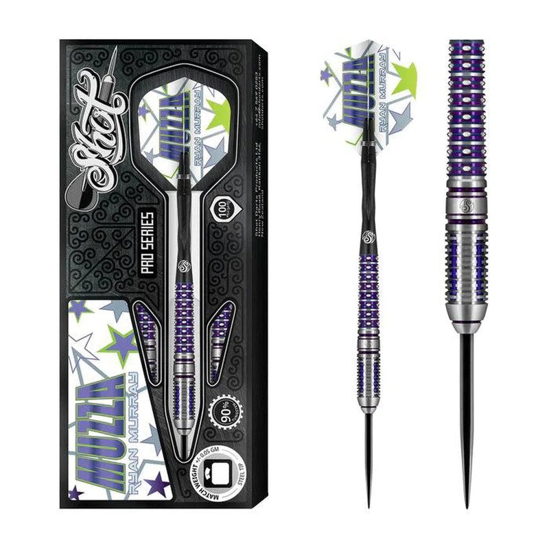 Shot Pro Series Ryan Murray 90% Tungsten Steel Tip Darts 28 GRAM