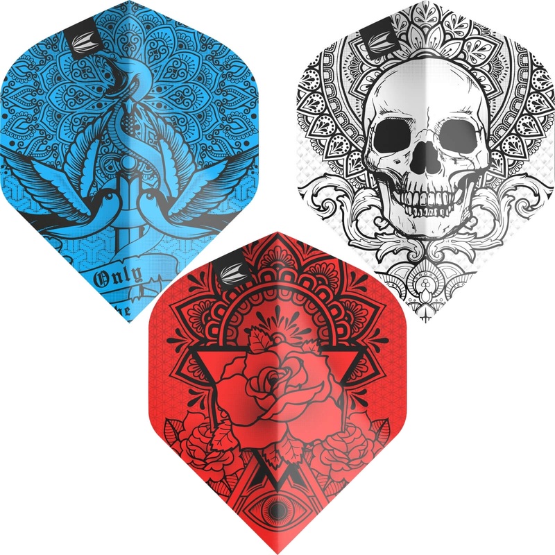 Target – Ink – Big Wing Dart Flights Blue