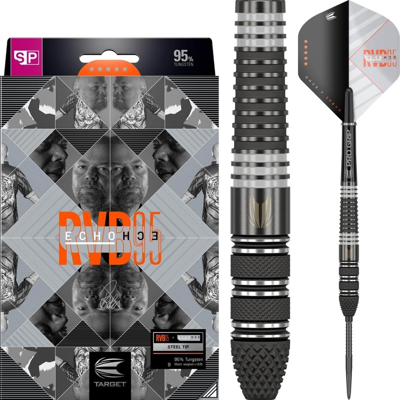 Target – RVB95 x Echo Darts – Swiss Point – Steel Tip – 95% Tungsten – 21g 23g 25g 21 grams