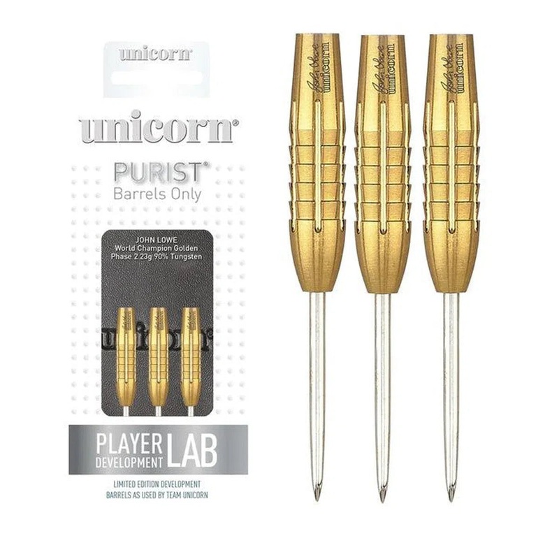Unicorn John Lowe Purist Phase 2 90% Tungsten Steel Tip Darts 21 GRAM