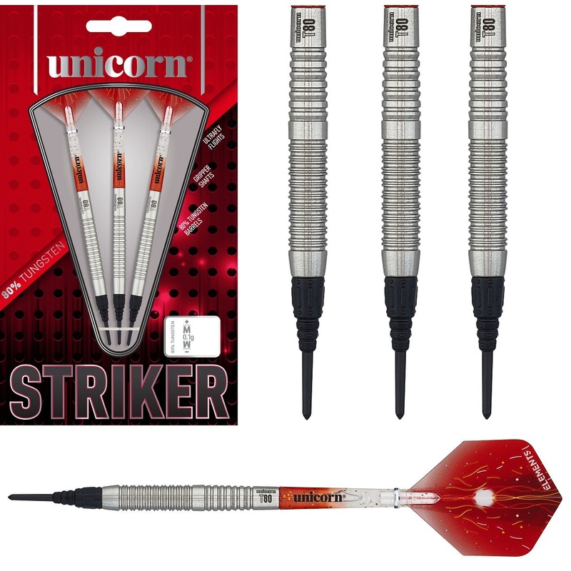 Unicorn Striker Type 6 80% Tungsten Soft Tip Darts 21 Gram