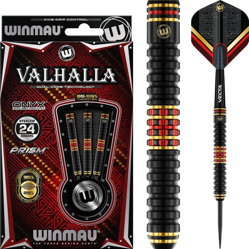 Winmau – Valhalla Darts – Steel Tip – 85%/95% Tungsten – 22g 24g 26g 22 grams