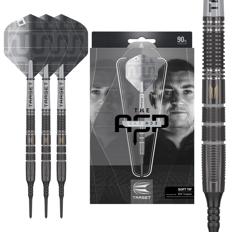 Aspinall X Echo 90% Tungsten Soft Tip Darts by Target 18 Gram