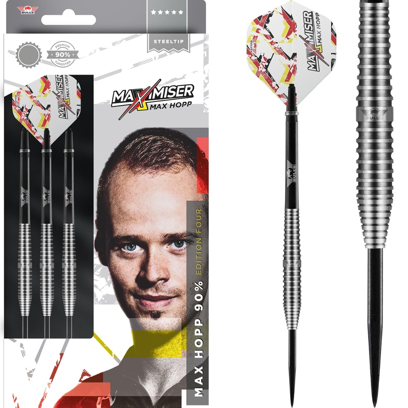 Bulls Max Hopp Darts – Steel Tip – 90% – Maximiser – Edition 4 22g