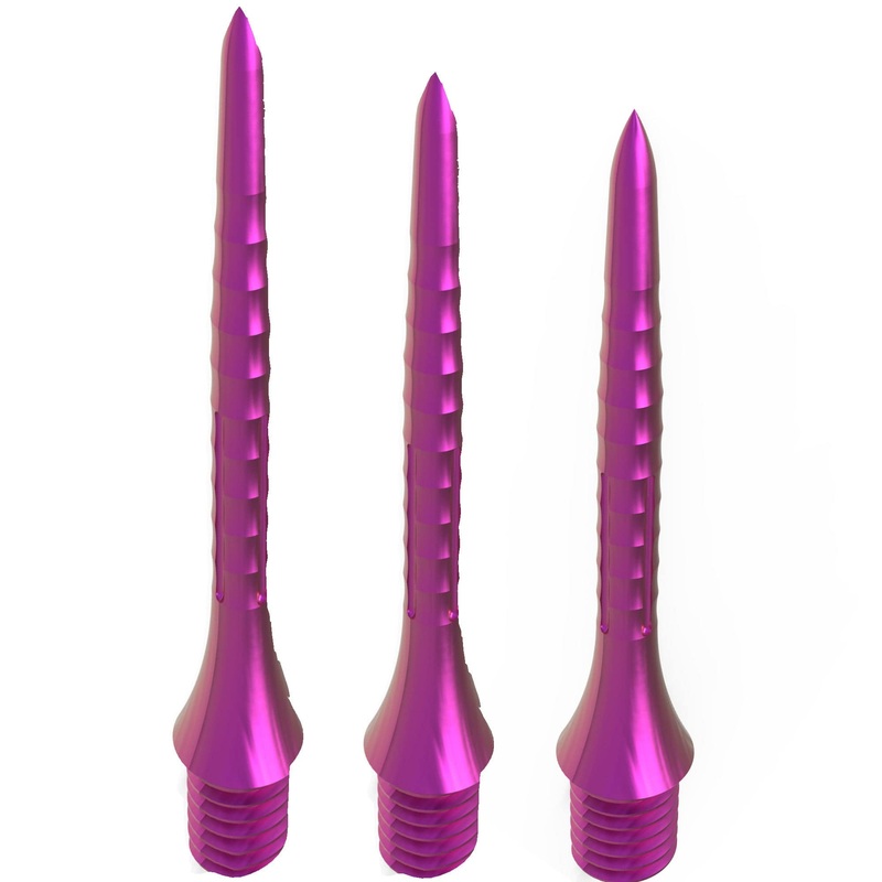 *Caliburn Bamboo Conversion Points – Screw In – Soft Tip to Steel Tip – Pink 28mm
