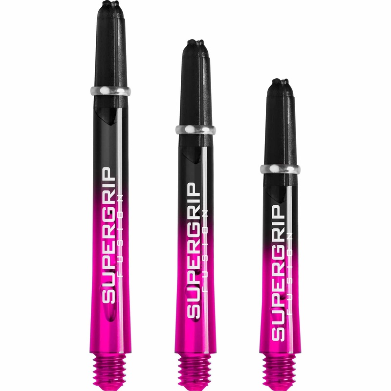 *Harrows Supergrip Fusion X Shafts – Dart Stems – Dark Pink Medium