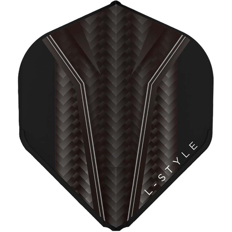 L-Style EZ Inception Dart Flights – L1 / Standard Black