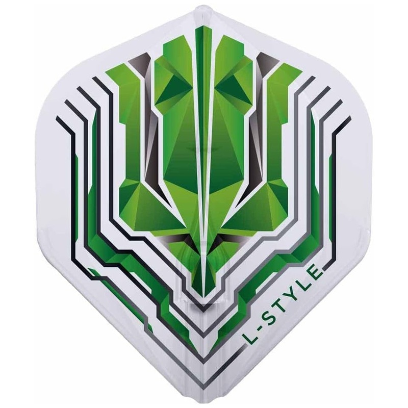 L-Style EZ Origin Series Dart Flights – L1 / Standard Green