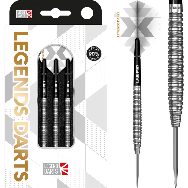 Legend Darts – Steel Tip – 90% Tungsten – Pro Series – V37 – Micro Grip Torpedo 24g