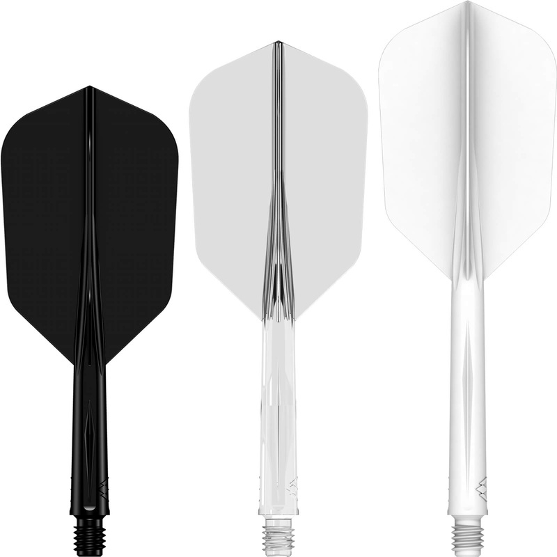 Mission – Force 90 – Slim Dart Flights – Integrated Flight & Shaft System Short Black