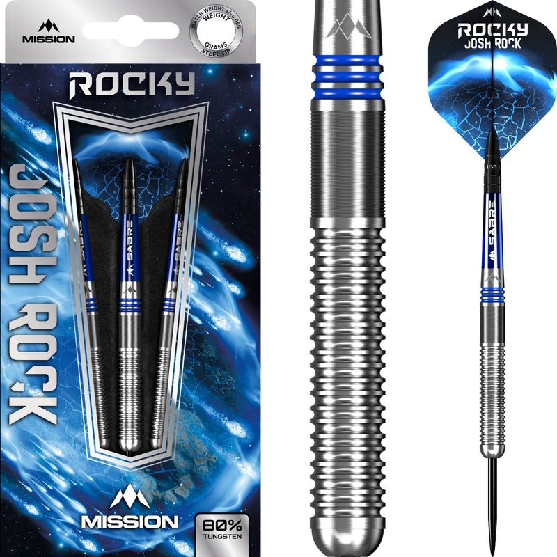 Mission – Josh Rock Darts – Steel Tip – 80% Tungsten – 23g 25g 23 grams
