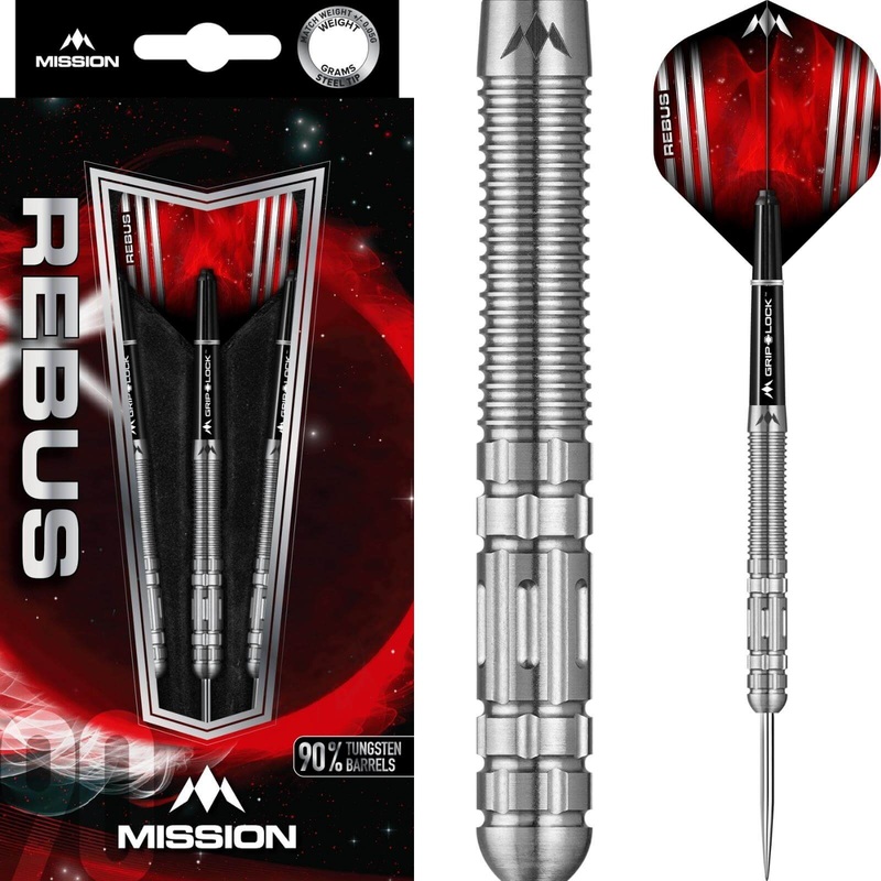 Mission – Rebus M4 Darts – Steel Tip – 90% Tungsten – 22g 24g 26g 22 grams