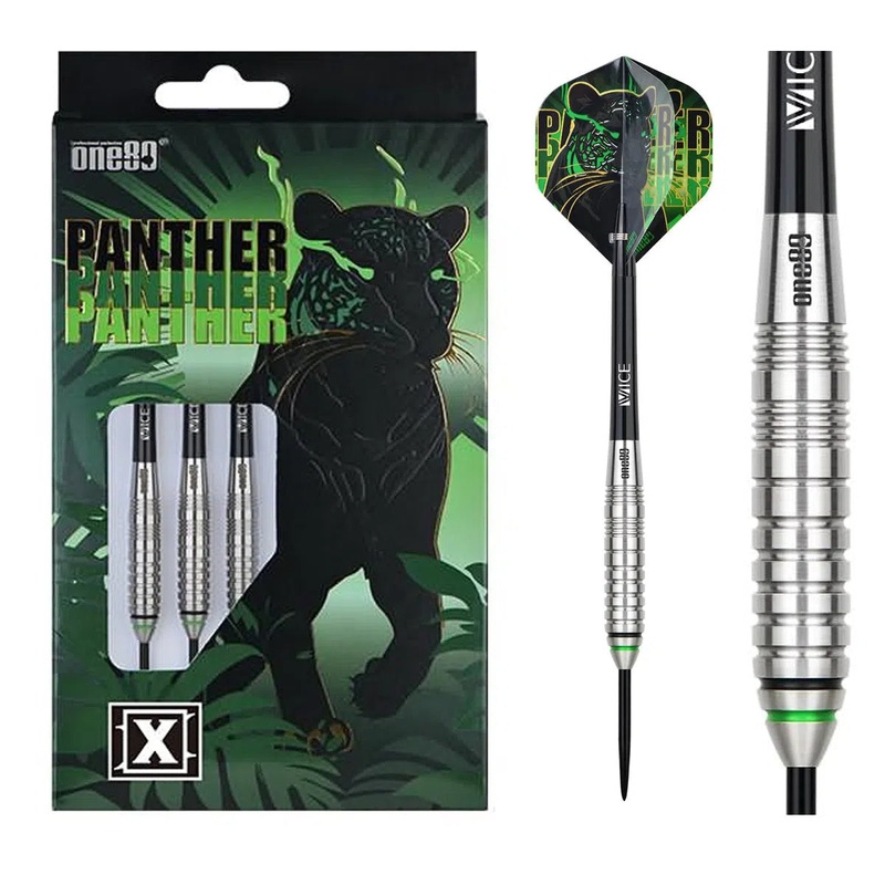 One80 Darts Panther-X 80% Tungsten Steel Tip Darts 21 GRAM