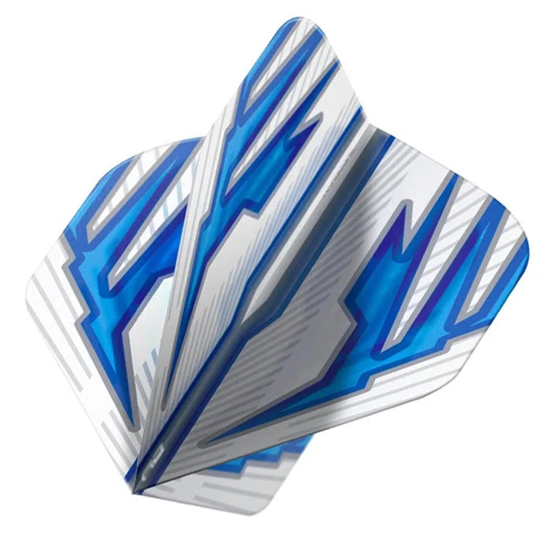 Red Dragon Hardcore Radical White & Blue Standard Flights