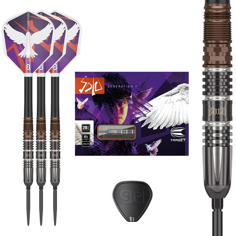 Solo G7 90% Tungsten SP Steel Tip Darts by Target Japan 20.5 Gram