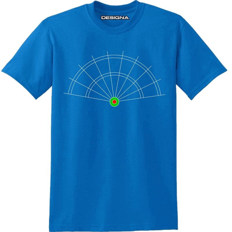 T Shirt – Humour Dart T-Shirt – Blue – Dartboard Web 2XL
