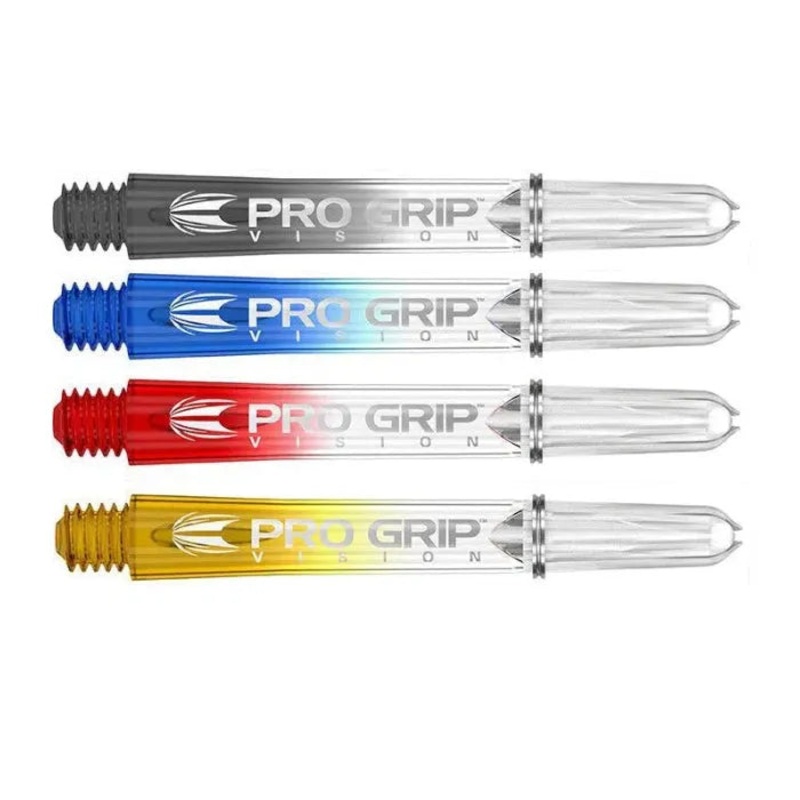 Target Darts Pro Grip Vision Dart Shafts x3 Sets Black Short