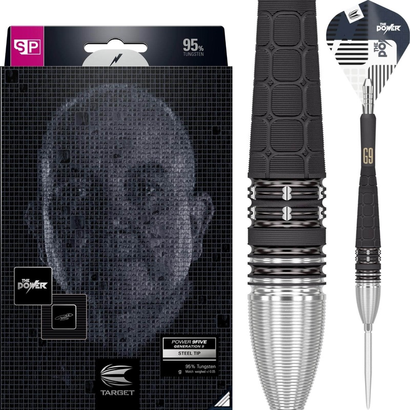 Target – Phil Taylor Gen 9 Darts – Swiss Point – Steel Tip – 95% Tungsten – 22g 24g 26g 22 grams