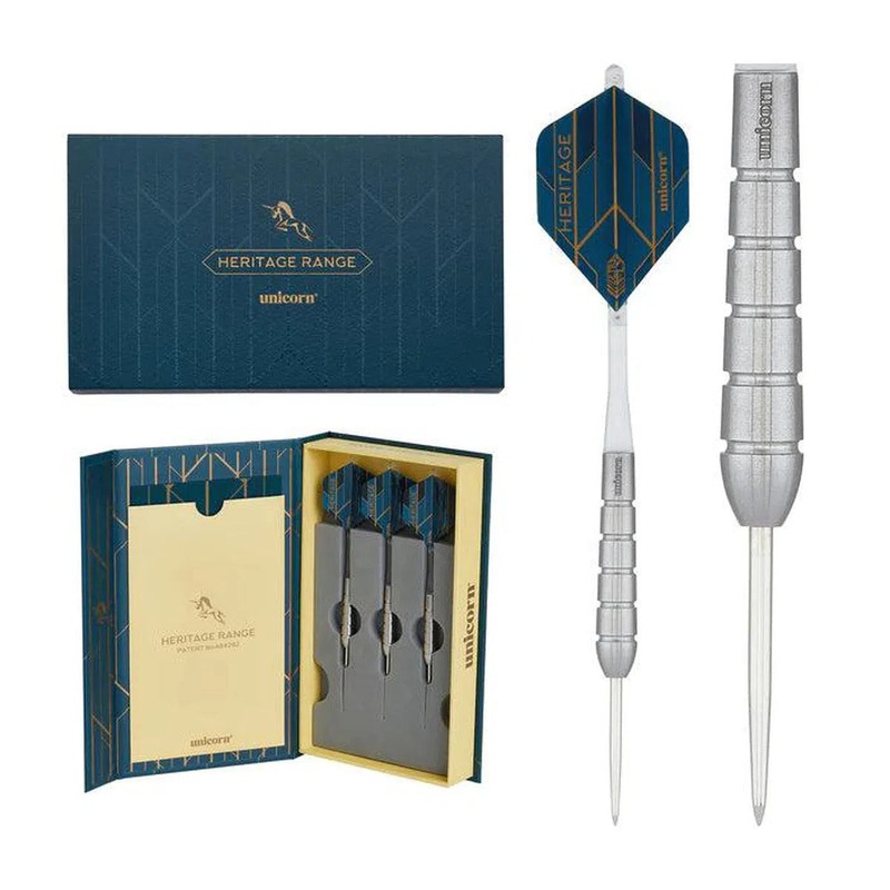 Unicorn Heritage 1983 Cliff Lazarenko 90% Tungsten Steel Tip Darts 24 GRAM