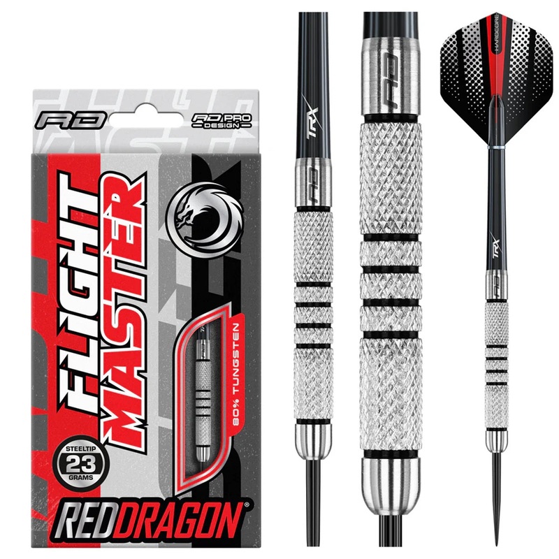 Valiant 80% Tungsten Steel Tip Darts by Red Dragon 23 Gram