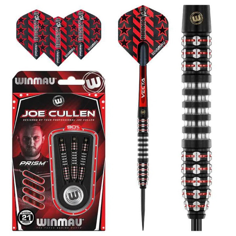 Winmau Joe Cullen Ignition 90% Tungsten Steel Tip Darts 21 GRAM