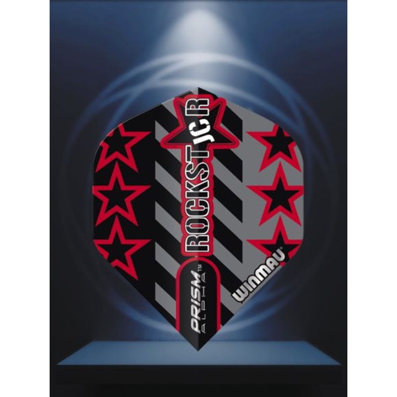Winmau Specialist Players Prism Alpha Joe Cullen Grey & Black Flight Standard Standard 100 Micron Poly metronic extra thick