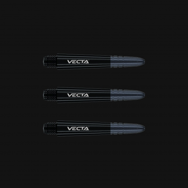 Winmau Vecta Short Black Polycarbonate Short (34mm in length excluding thread) Black
