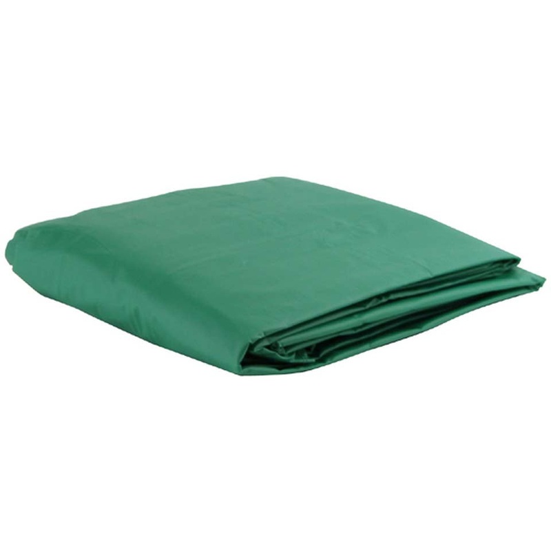 9′ Vinyl Table Cover With Weighted Corners – Green