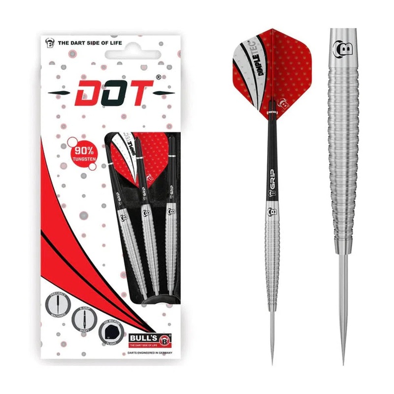 Bull’s DE Dot D6 90% Tungsten Steel Tip Darts 22 GRAM