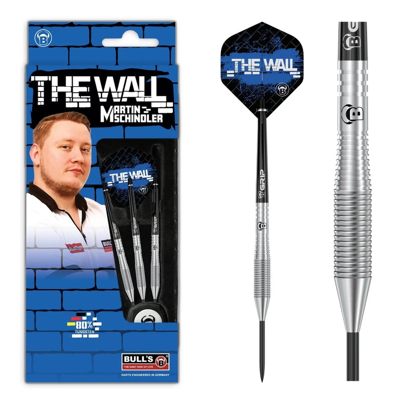 Bull’s DE Martin Schindler TW 80% Tungsten Steel Tip Darts 21 GRAM