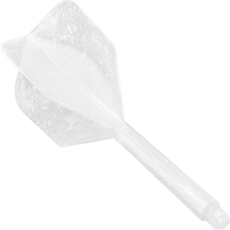 *Condor Dart Flights – Zero Stress – Small – Marble – White Long