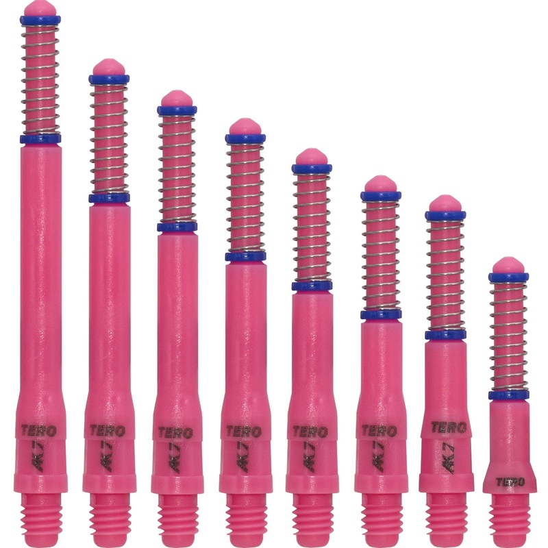 *Cuesoul – Dart Shafts – Tero Flight System – AK7 – Standard – Set of 4 – Pink Cuesoul 25mm