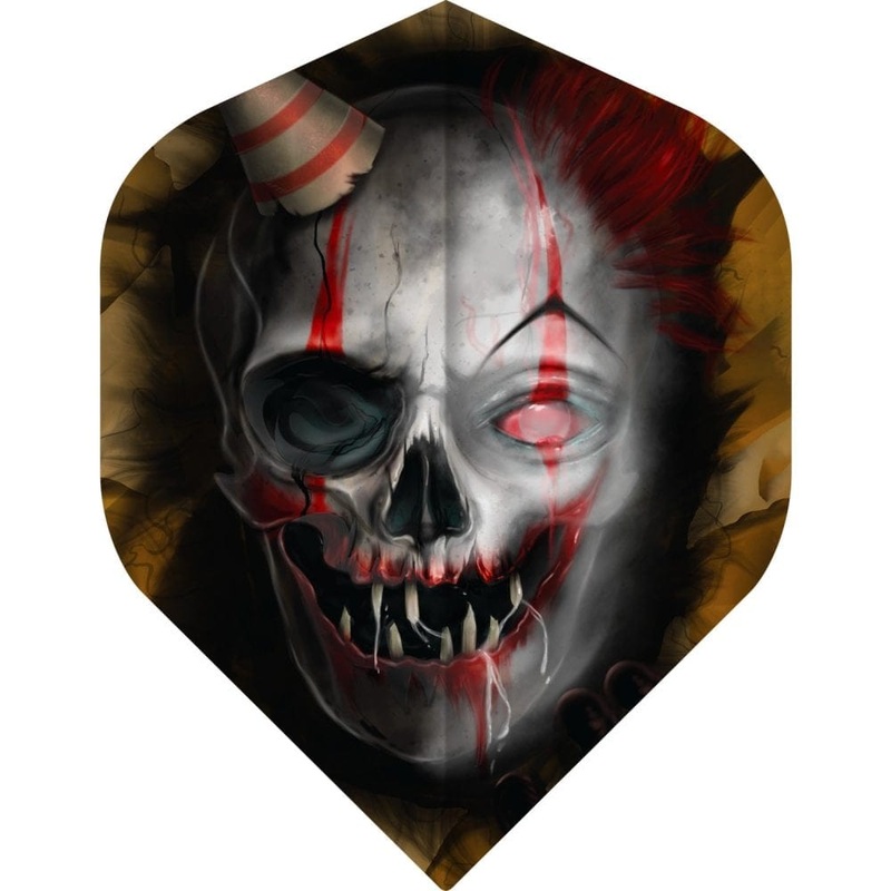 *Designa Horror Show Dart Flights – No2 – Std – Killer Clown