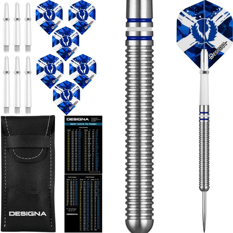 Designa – Patriot-X Darts – Scotland – Steel Tip – 90% Tungsten – 22g 24g 22 grams
