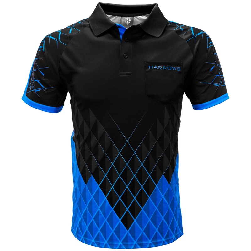 Harrows Paragon Blue Dart Shirt Small
