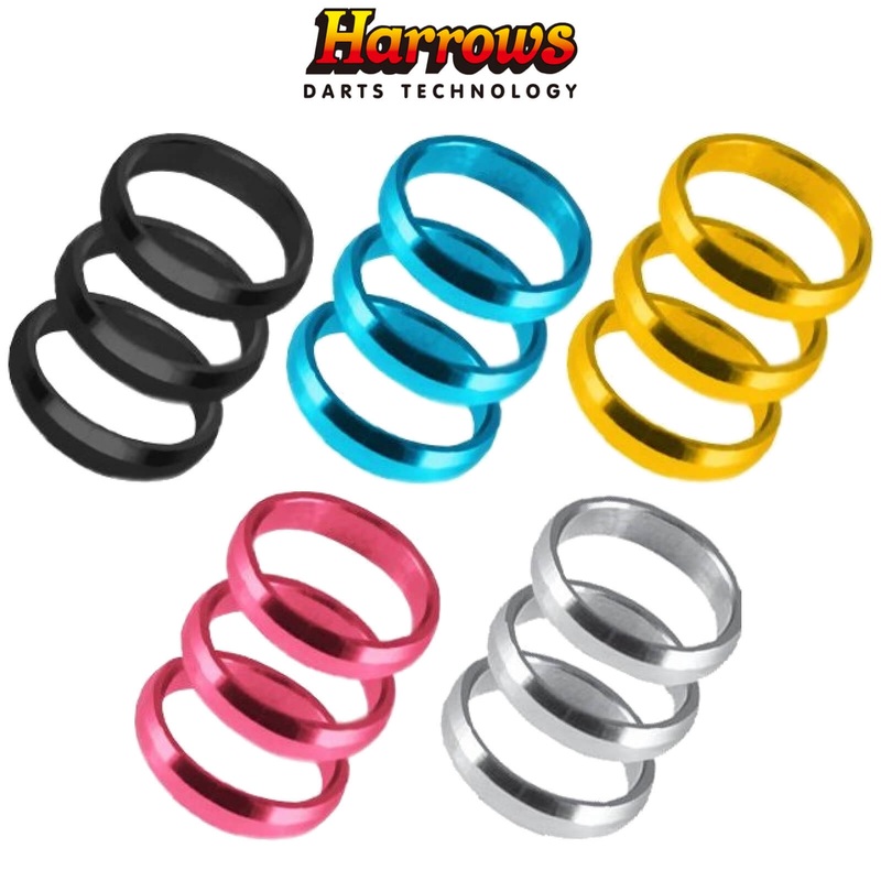 Harrows – Supergrip Dart Shaft Rings Black