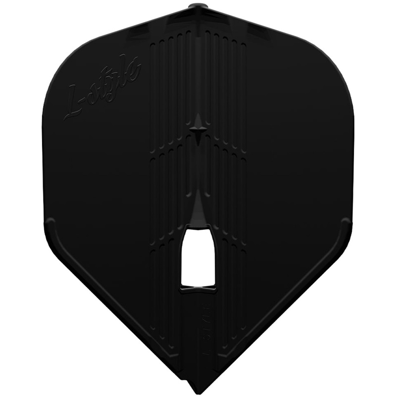 L-style Pro Kami Dart Flights – L1 / Standard Black