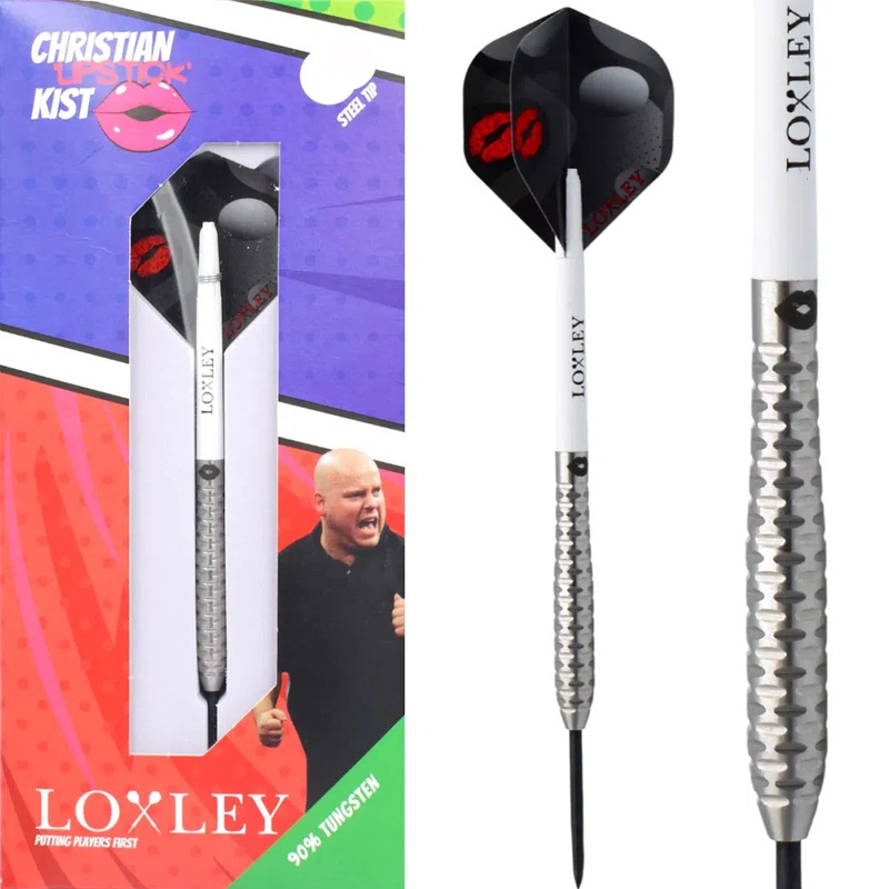 Loxley Christian Kist Lipstick Edition 90% Tungsten Steel Tip Darts 22 GRAM