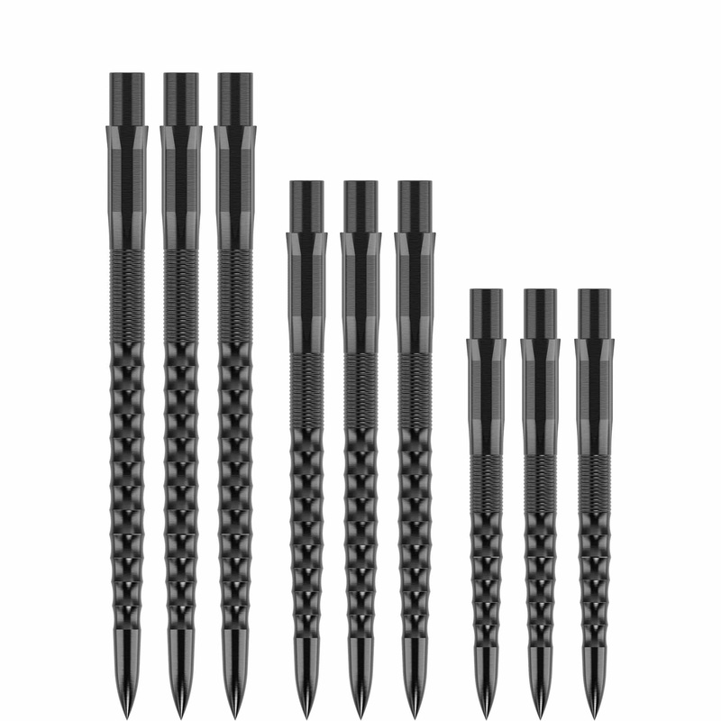 Mission Caliburn Replaceable Dart Points – Ripple – Black 26mm