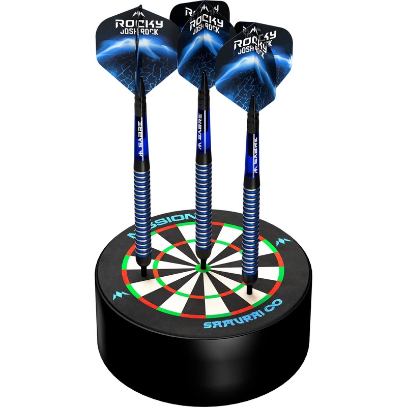 Mission – Samurai Infinity Dart Base Station – Mini Sisal Dartboard Dart Holder