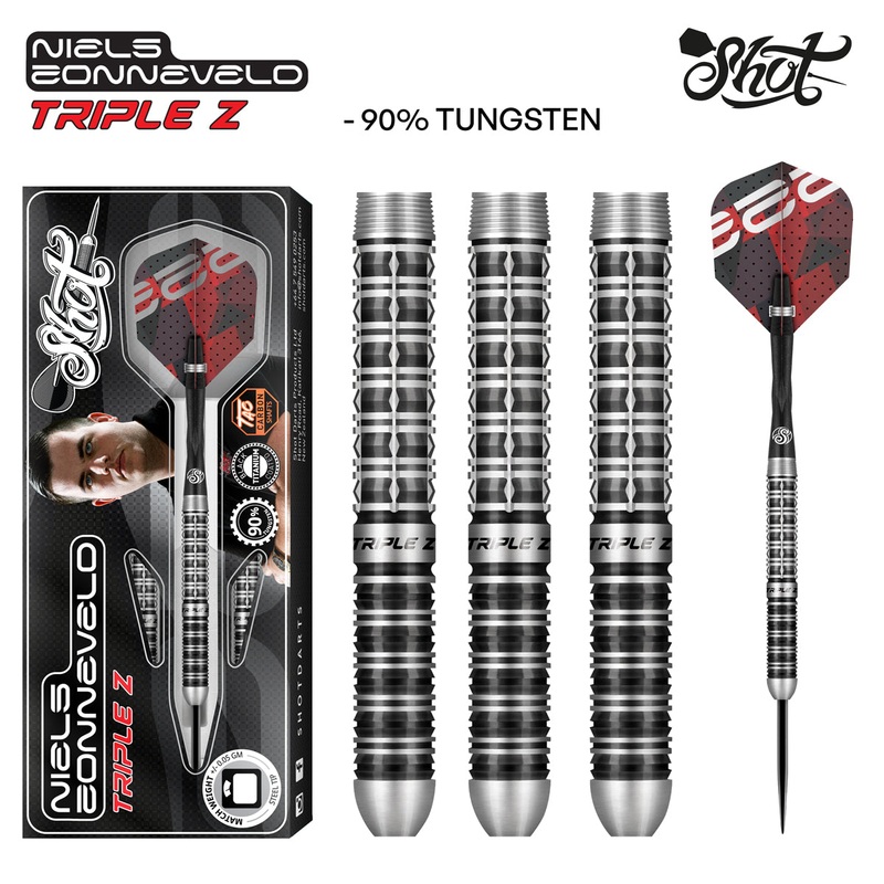 Niels Zonneveld 2.0 90% Tungsten Steel Tip Darts by Shot 23 Gram