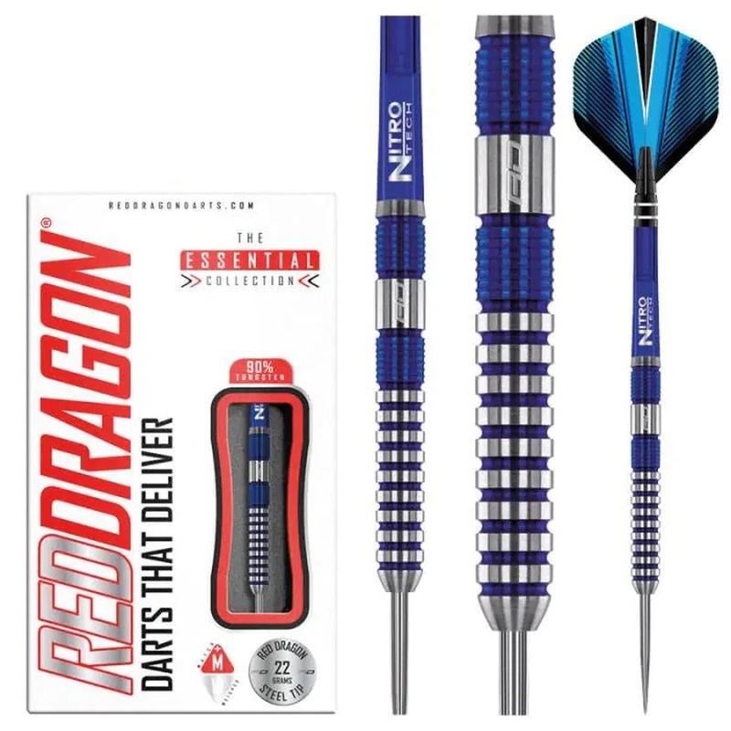 Red Dragon Polaris 90% Tungsten Steel Tip Darts 22 GRAM