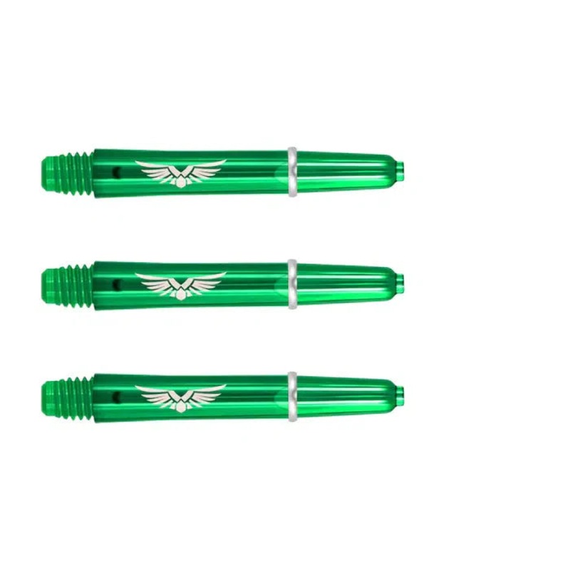 Shot Eagle Claw Dart Shafts – Green – Short