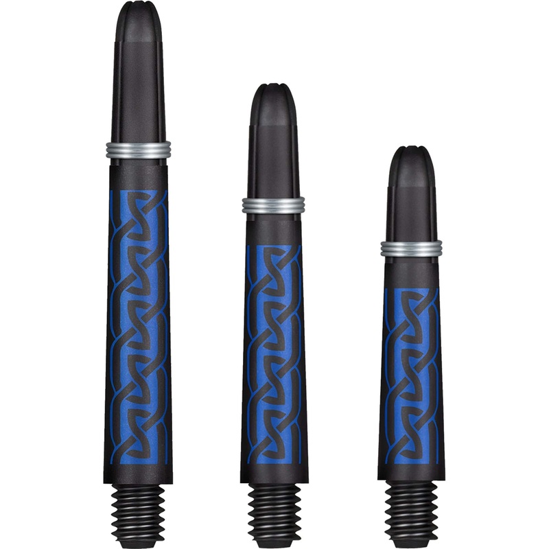 Shot Koi Carbon Dart Shafts – with Springs – Pakati Blue Short