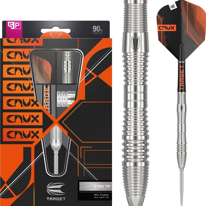 Target – Crux 03 Darts – Swiss Point – Steel Tip – 90% Tungsten – 22g 24g 26g 22 grams