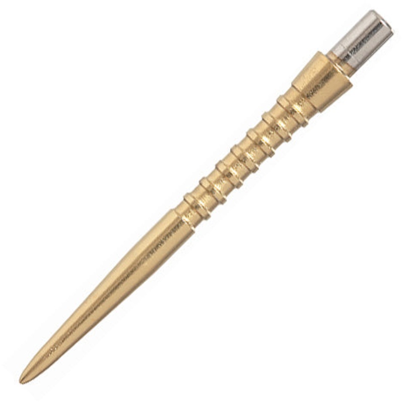 Target Storm Grooved Steel Points Grooved – 30mm Gold