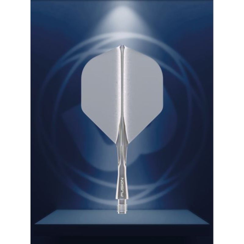 Winmau Fusion Integrated Flight & Shaft Short – Grey Smoke Grey Short (22mm in length excluding thread) Polycarbonate